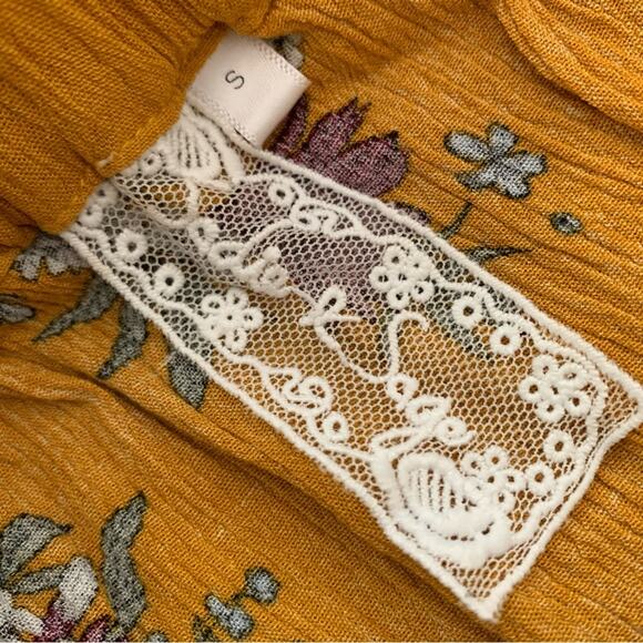 Sadie & Sage | Brinn Baja Floral Off The Shoulder Dress Size S Boho Festival - Picture 6 of 15